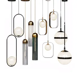 Four Pendant Lights amazing set
